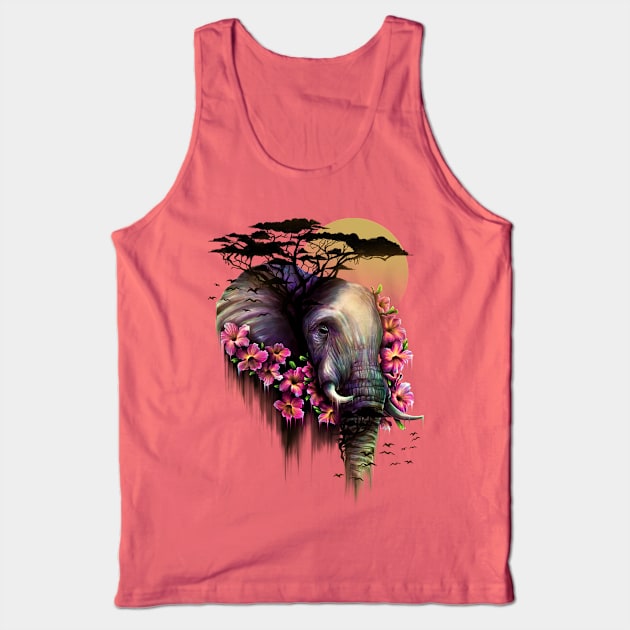 The Wild Bloom Tank Top by opawapo